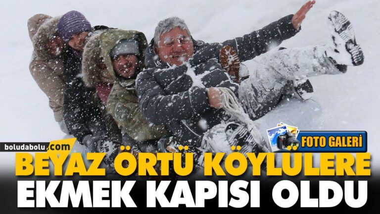 BEYAZ ÖRTÜ KÖYLÜLERE EKMEK KAPISI OLDU