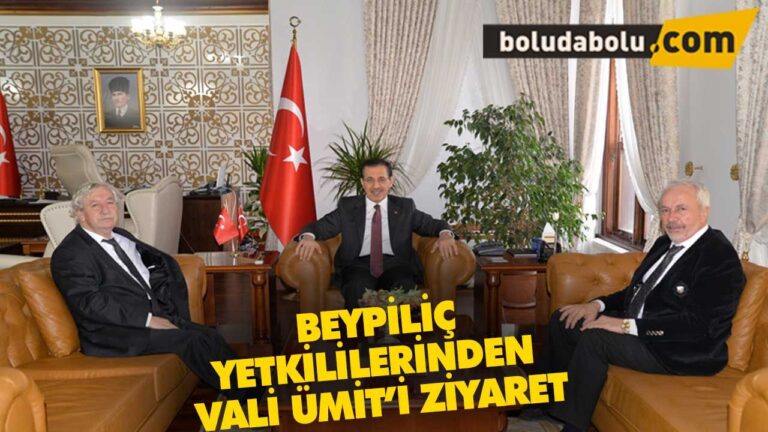 BEYPİLİÇ YETKİLİLERİNDEN VALİ ÜMİT’E ZİYARET