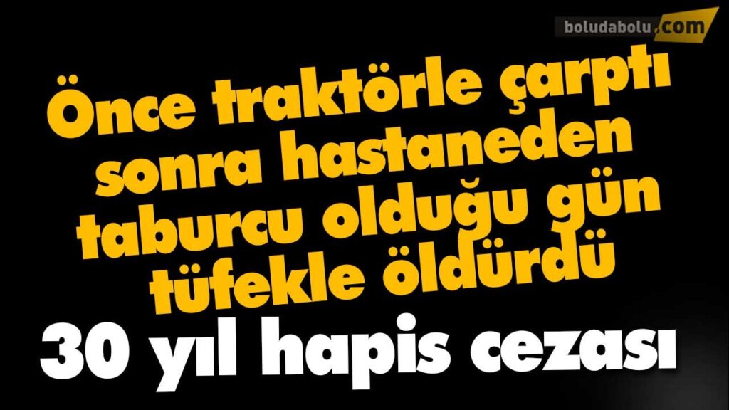 Komşusunu öldürdü | BOLU Komşusunu öldürdü | BOLU