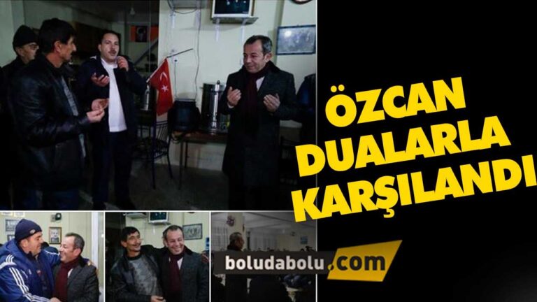 ÖZCAN DUALARLA KARŞILANDI