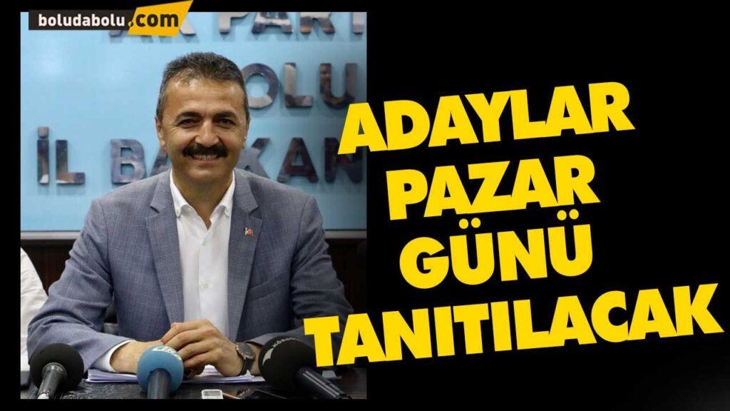 AK Parti belediye başkan adayları Pazar günü tanıtılacak AK Parti belediye başkan adayları Pazar günü tanıtılacak