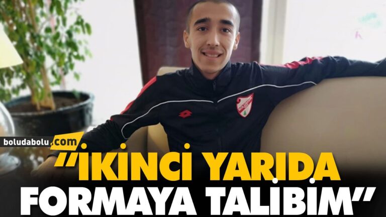 “İKİNCİ YARIDA FORMAYA TALİBİM”