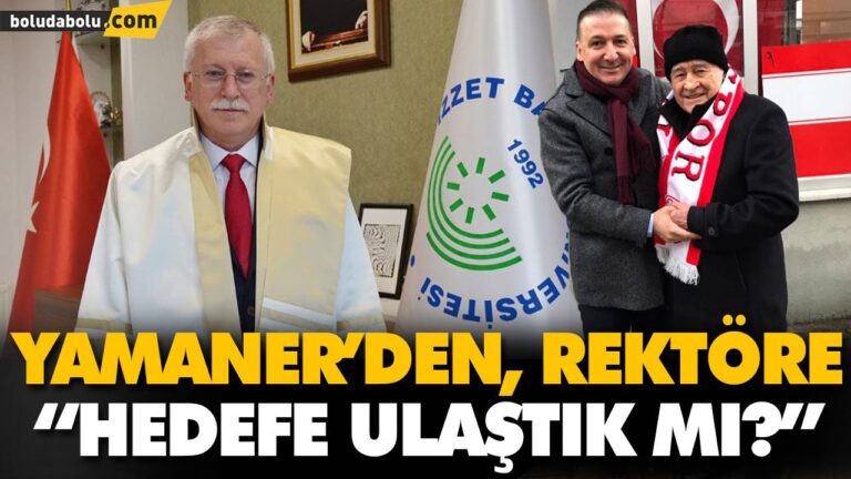 REKTÖR ALİŞARLI’NIN FİKRİ HOŞ KARŞILANMADI