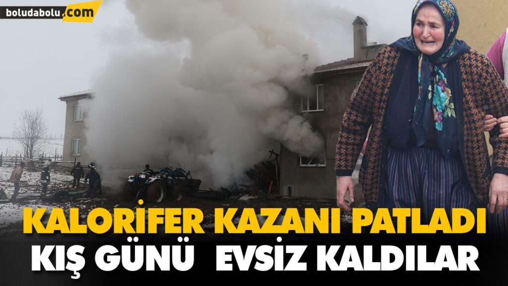 KALORİFER KAZANI PATLADI KALORİFER KAZANI PATLADI
