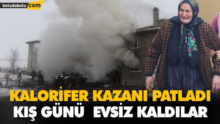 KALORİFER KAZANI PATLADI