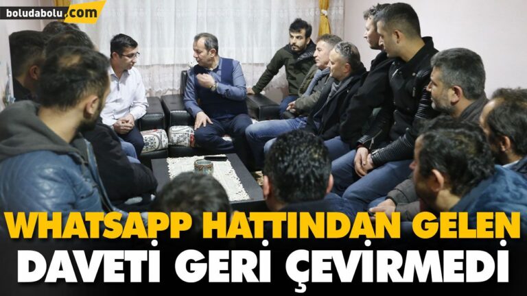 WHATSAPP HATTINDAN GELEN DAVETİ GERİ ÇEVİRMEDİ