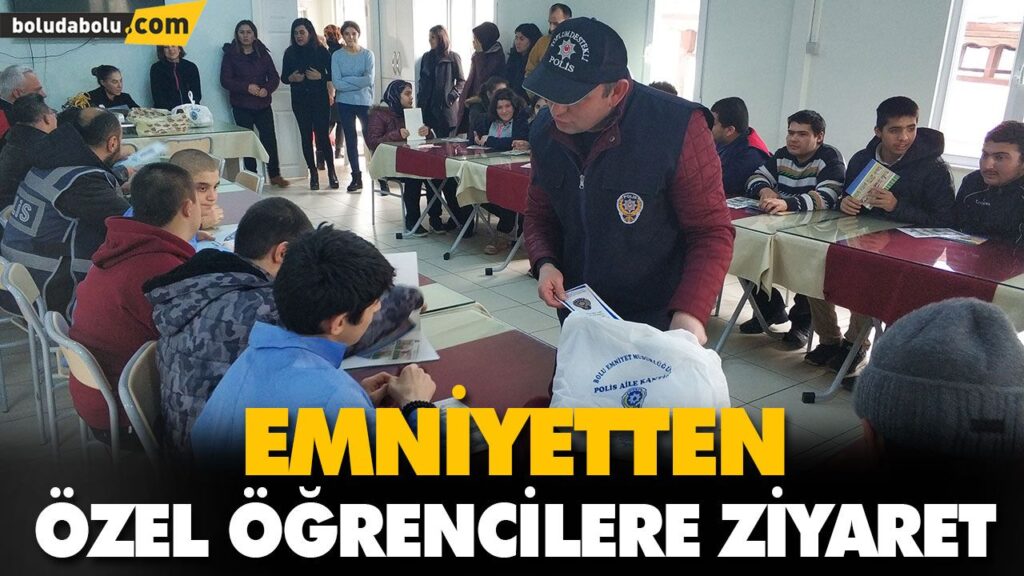 EMNİYETTEN ÖZEL ÖĞRENCİLERE ZİYARET EMNİYETTEN ÖZEL ÖĞRENCİLERE ZİYARET