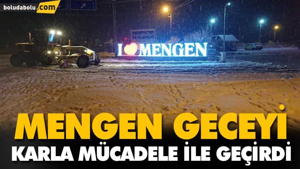 GECE BOYU KARLA MÜCADELE ETTİLER GECE BOYU KARLA MÜCADELE ETTİLER