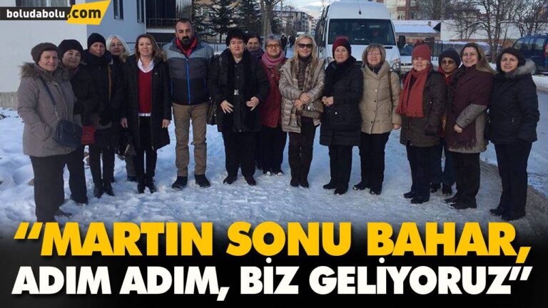 “MARTIN SONU BAHAR, ADIM ADIM, BİZ GELİYORUZ”