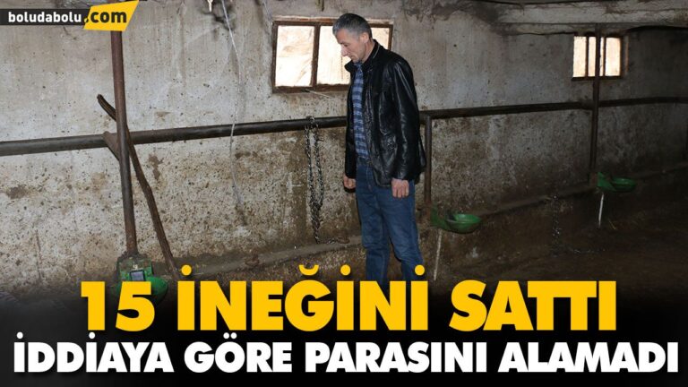 15 İNEĞİNİ SATTI İDDİAYA GÖRE PARASINI ALAMADI