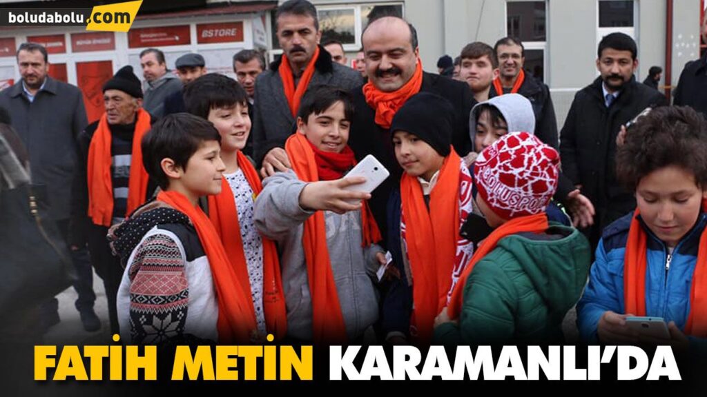 FATİH METİN KARAMANLI’DA FATİH METİN KARAMANLI’DA