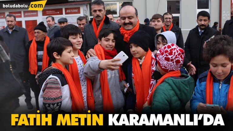 FATİH METİN KARAMANLI’DA