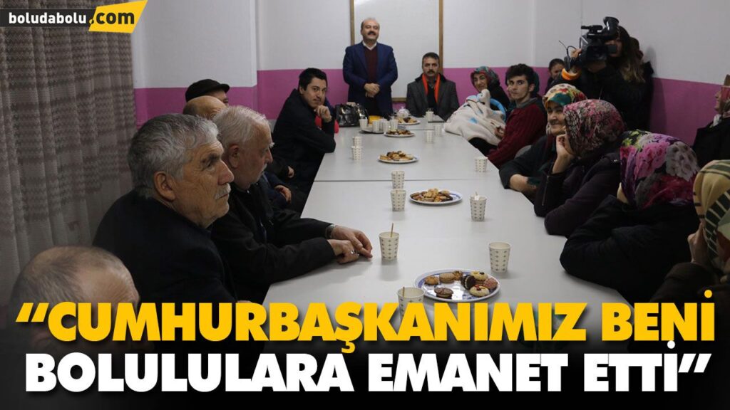 “BOLU’YA NASIL HİZMET EDERİM’ ONUN TELAŞINDAYIM” “BOLU’YA NASIL HİZMET EDERİM’ ONUN TELAŞINDAYIM”