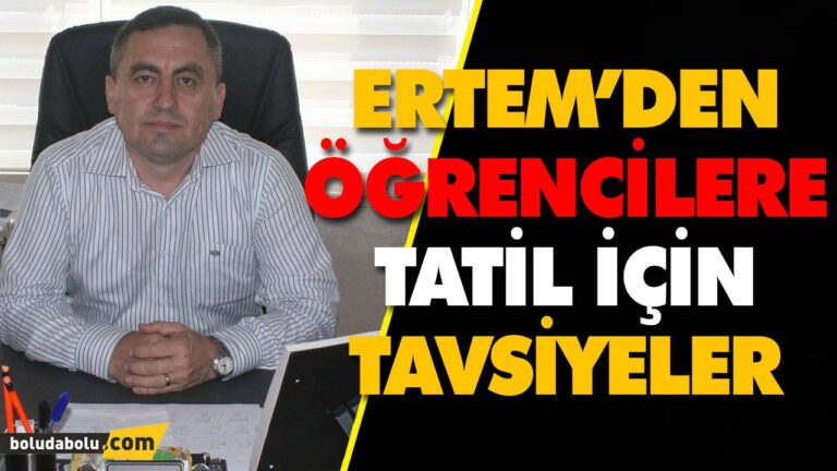 ERTEM, “İKİNCİ DÖNEM İÇİN ENERJİNİZİ TOPLAYIN”