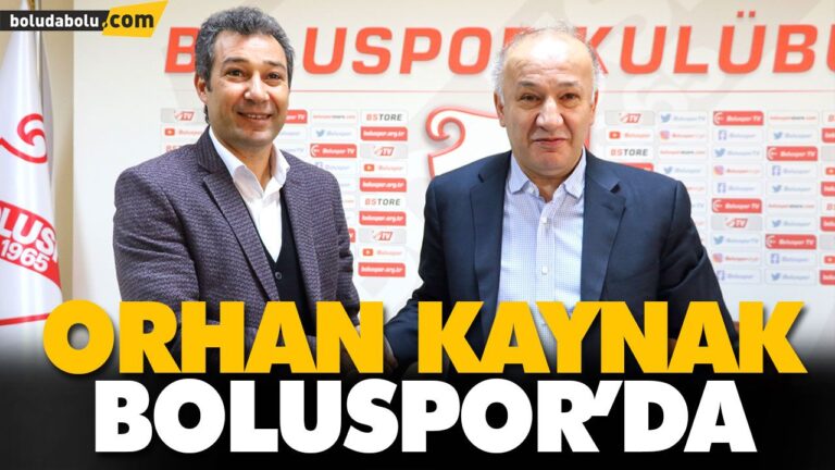 ORHAN KAYNAK BOLUSPOR’DA