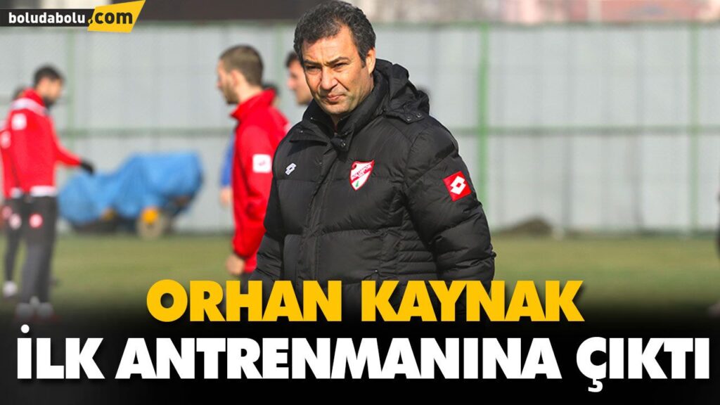 ORHAN KAYNAK İLK ANTRENMANINA ÇIKTI