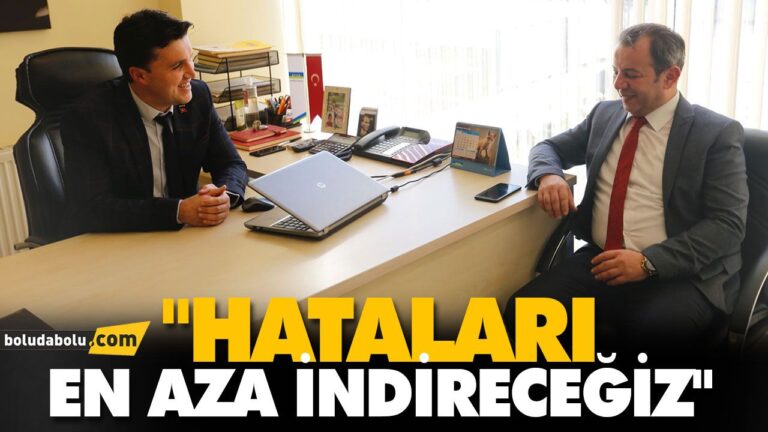 “HATALARI EN AZA İNDİRECEĞİZ”