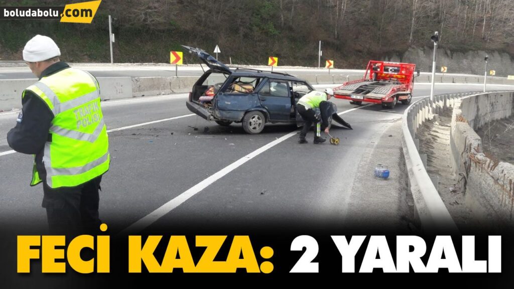 FECİ KAZA: 2 YARALI FECİ KAZA: 2 YARALI