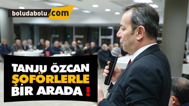 “AMACIMIZ BOLU’DA YAŞAYANLARIN MUTLU OLMASI”