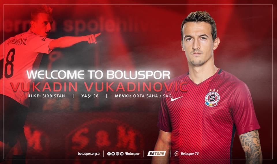 Vukadin Vukadinovic ile sözleşme imzaladı Vukadin Vukadinovic ile sözleşme imzaladı