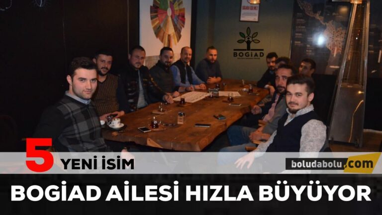 BOGİAD Ailesi Hızla Büyüyor.