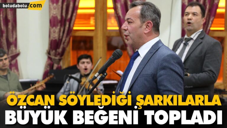 ÖZCAN SÖYLEDİĞİ ŞARKILARLA BÜYÜK BEĞENİ TOPLADI