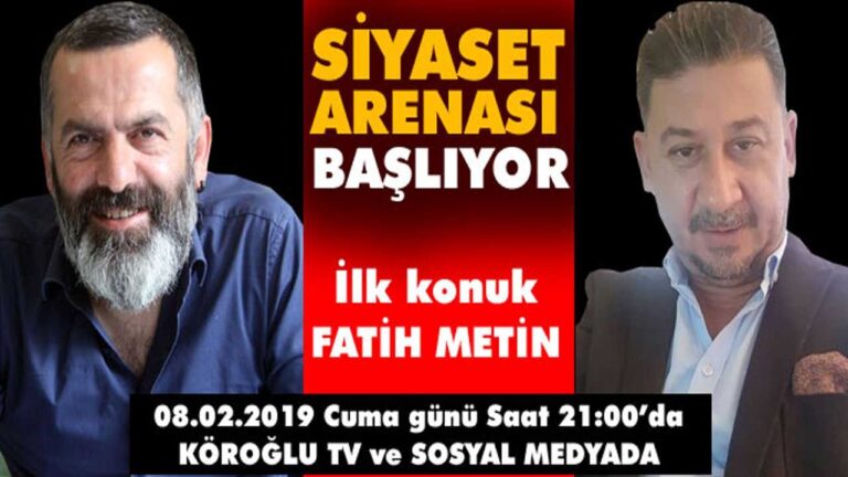 SİYASET ARENASI BU AKŞAM BAŞLIYOR