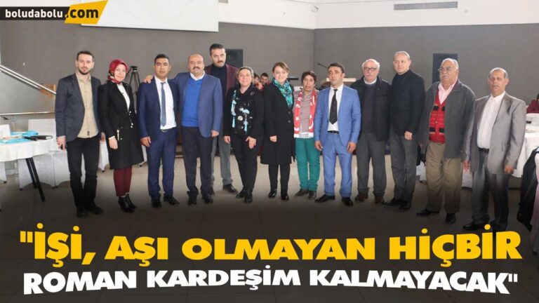 “İŞİ, AŞI OLMAYAN HİÇBİR ROMAN KARDEŞİM KALMAYACAK”