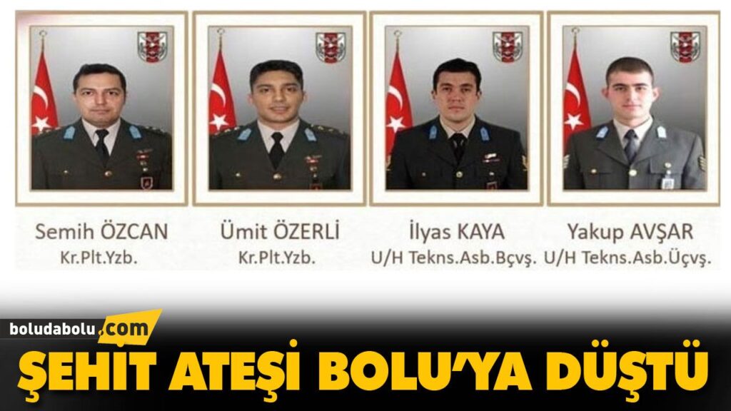 ŞEHİDİN VAR BOLU! ŞEHİDİN VAR BOLU!