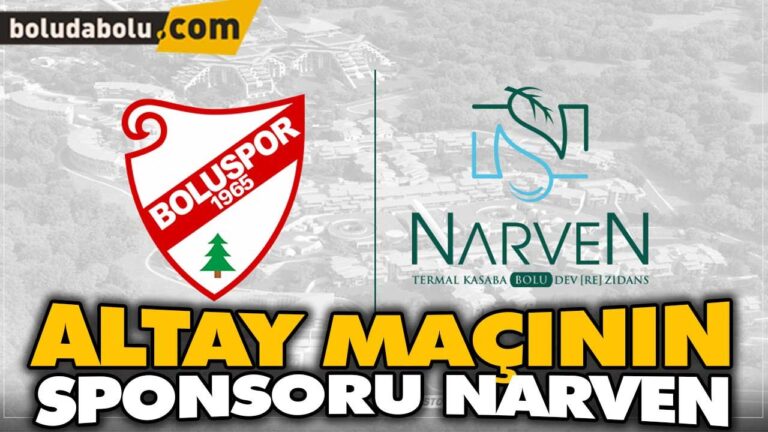 ALTAY MAÇININ SPONSORU NARVEN