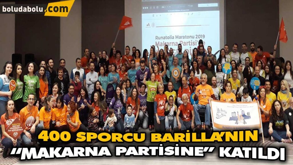 400 SPORCU BARİLLA’NIN “MAKARNA PARTİSİNE” KATILDI