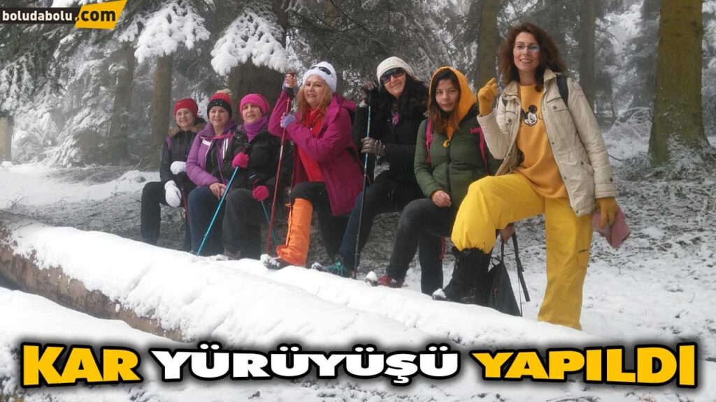KAR YÜRÜYÜŞÜ YAPILDI KAR YÜRÜYÜŞÜ YAPILDI