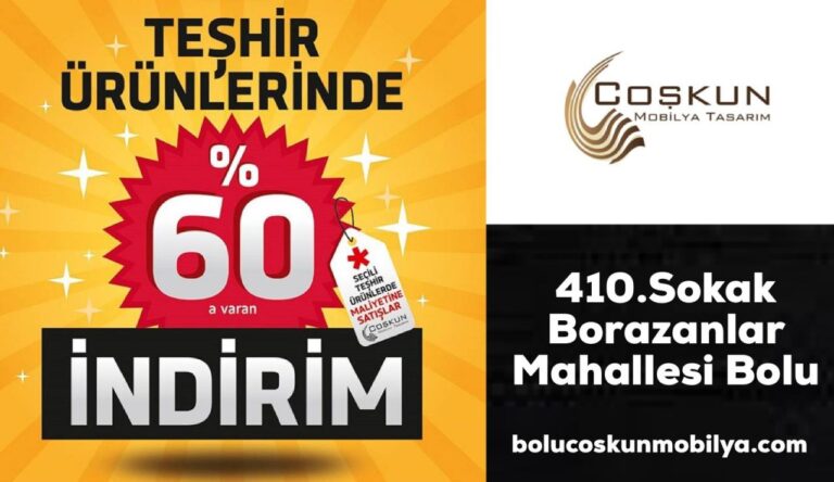 COŞKUN MOVBİLYADA DEV KAMPANYA