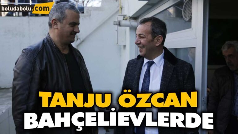 TANJU ÖZCAN BAHÇELİEVLERDE
