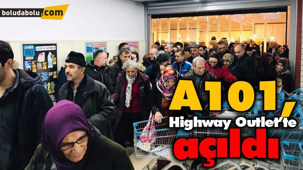 A101, Highway Outlet’te açıldı A101, Highway Outlet’te açıldı