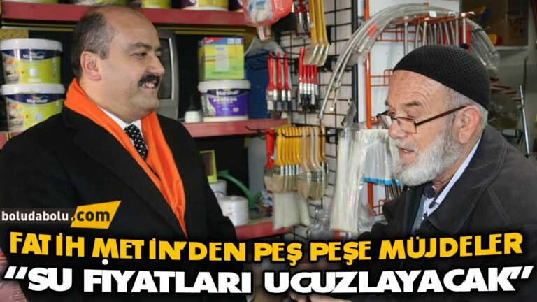 FATİH METİN’DEN PEŞ PEŞE MÜJDELER