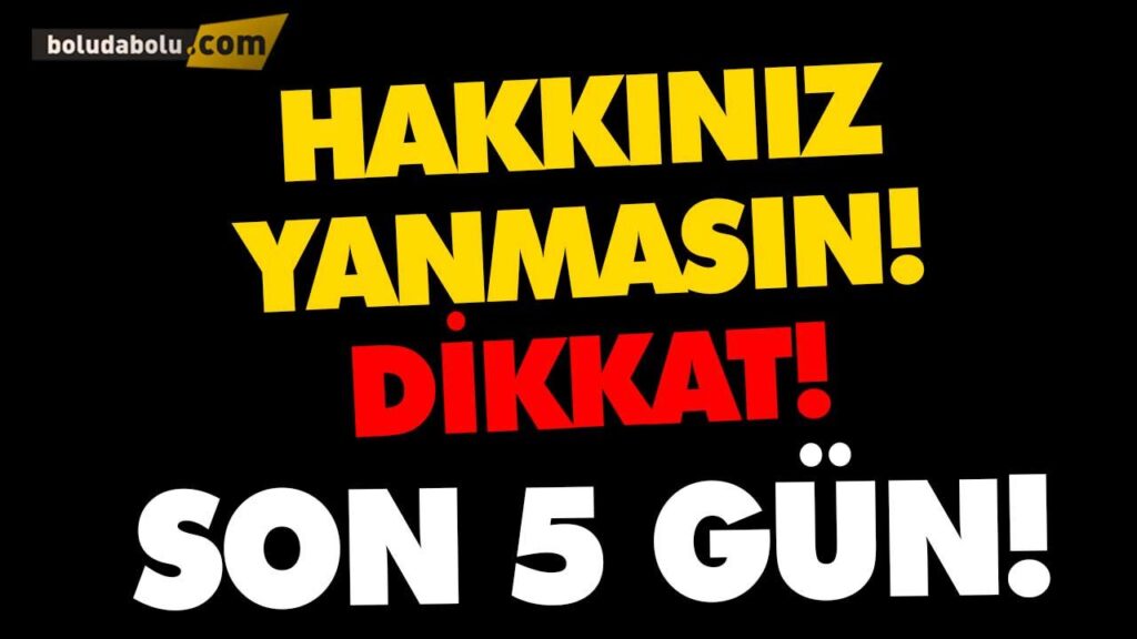 Aman dikkat! Hakkınız yanmasın Aman dikkat! Hakkınız yanmasın