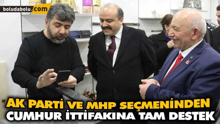 AK PARTİ VE MHP SEÇMENİNDEN CUMHUR İTTİFAKINA TAM DESTEK