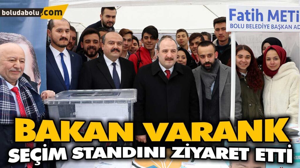 Bakan Varank Gençlik Kolları Seçim Standı’nı ziyaret Bakan Varank Gençlik Kolları Seçim Standı’nı ziyaret