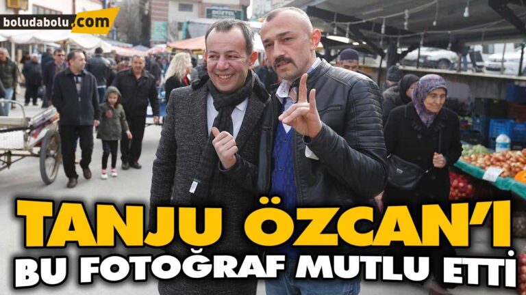 TANJU ÖZCAN’A PAZARDA SEVGİ SELİ