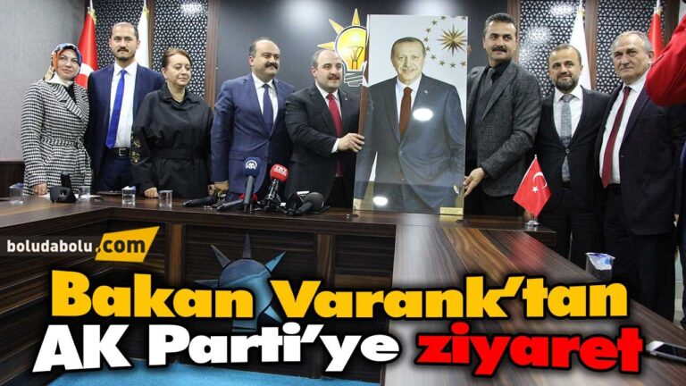 Bakan Varank’tan AK Parti’ye ziyaret