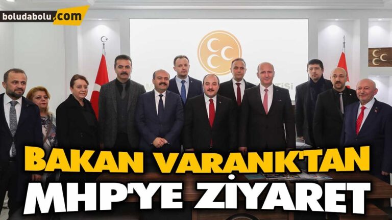 BAKAN VARANK’TAN MHP’YE ZİYARET