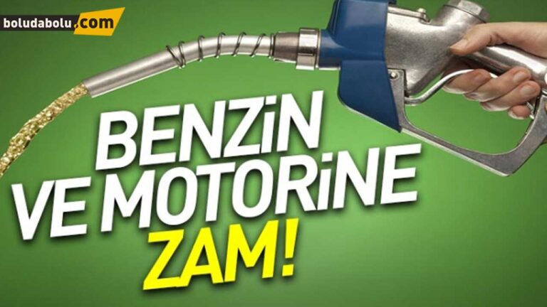 Motorin ve benzine zam