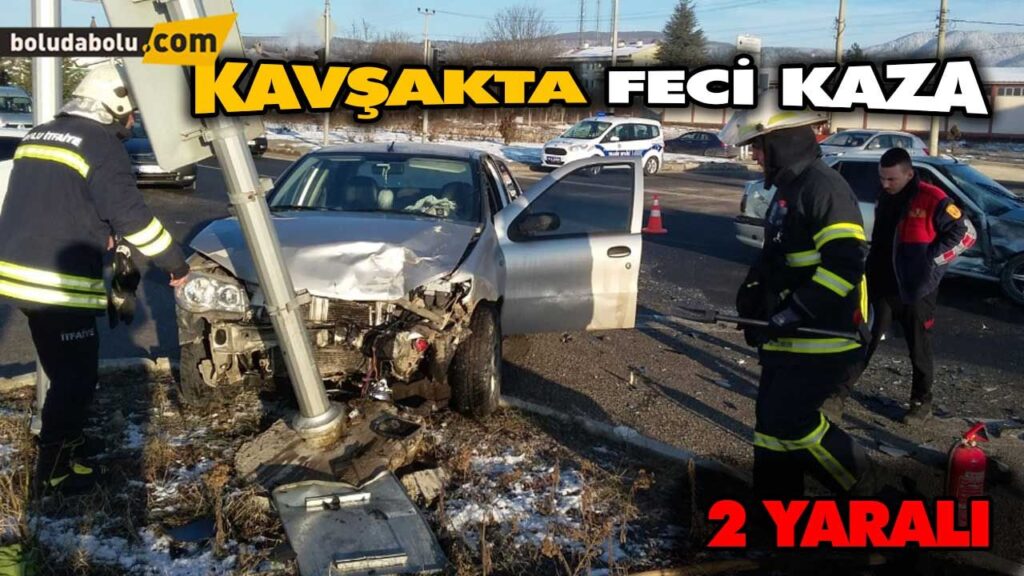 KAVŞAKTA FECİ KAZA KAVŞAKTA FECİ KAZA