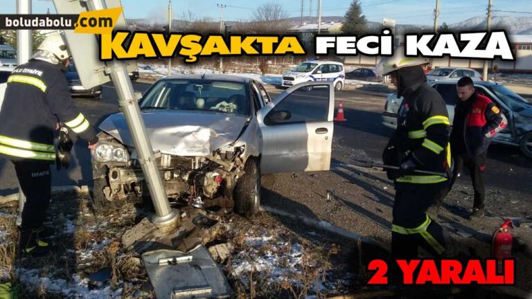 KAVŞAKTA FECİ KAZA