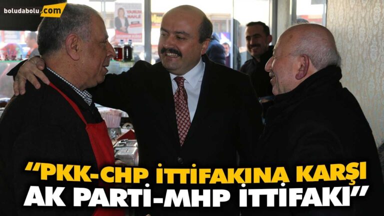 “PKK-CHP İTTİFAKINA KARŞI AK PARTİ-MHP İTTİFAKI”