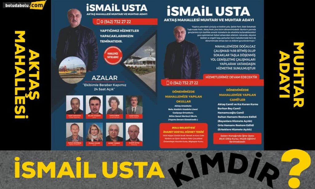 İSMAİL USTA KİMDİR ? İSMAİL USTA KİMDİR ?