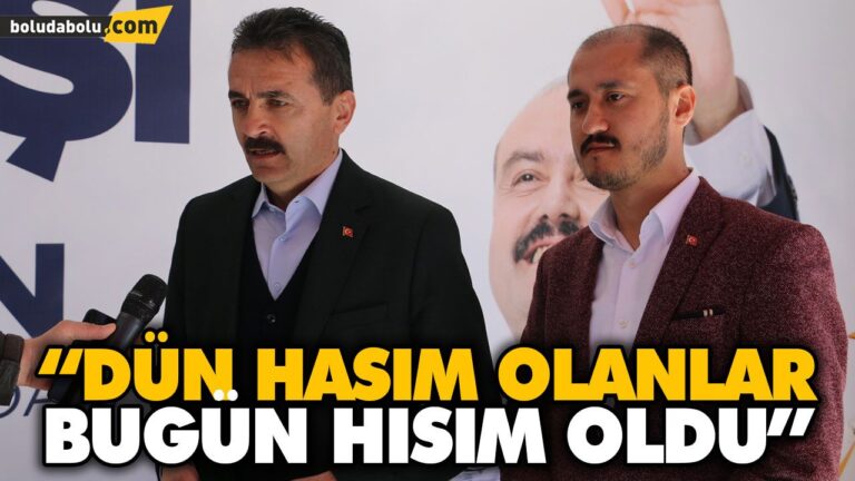 “DÜN HASIM OLANLAR BUGÜN HISIM OLDU”