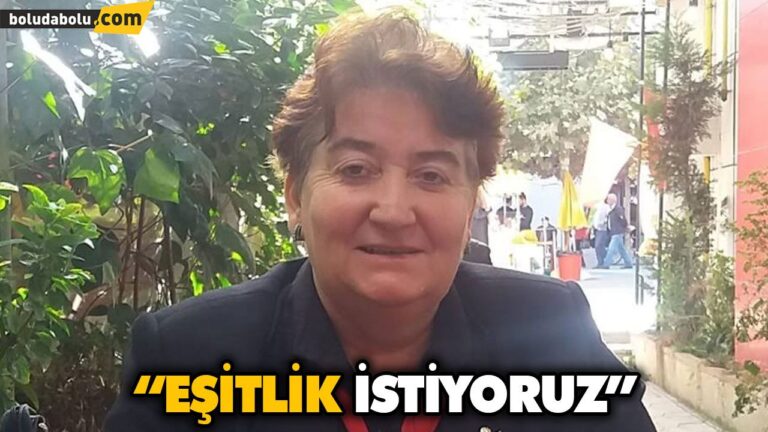 “EŞİTLİK İSTİYORUZ”