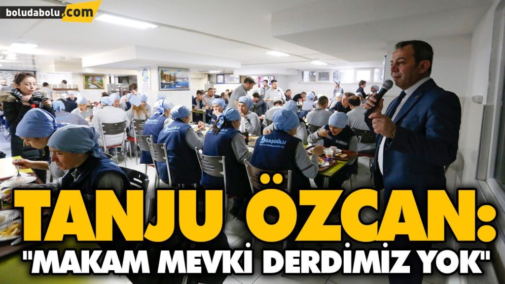 TANJU ÖZCAN: “MAKAM MEVKİ DERDİMİZ YOK”